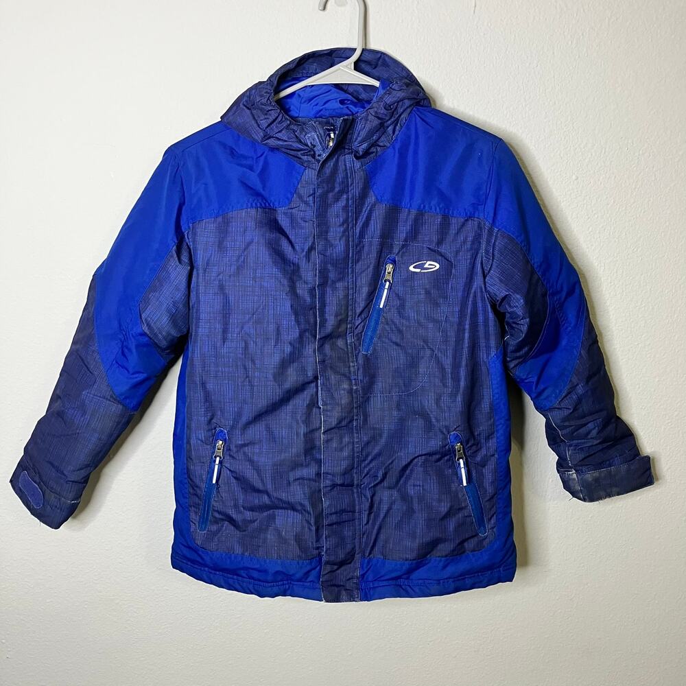 Champion Size 8/10 Blue VentureDry 3-In-1 Coat Wind Water Resistant FLAWS